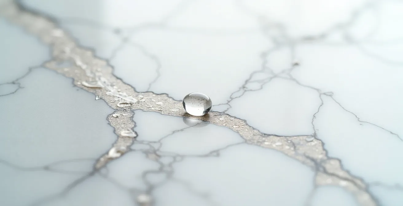 Professionelle Marmorpflege mit pH-neutralen Reinigungsmitteln, die die Textur des Steins schonen