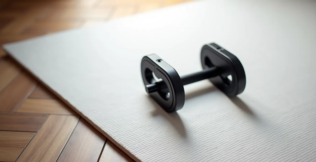 Biomechanische Darstellung der Schulterentlastung durch rotierende Liegestützgriffe