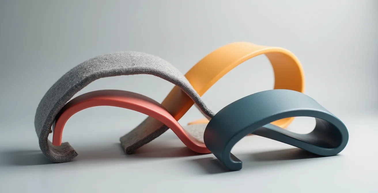 Vergleich zwischen Stoffband und Latexband in der Physiotherapie